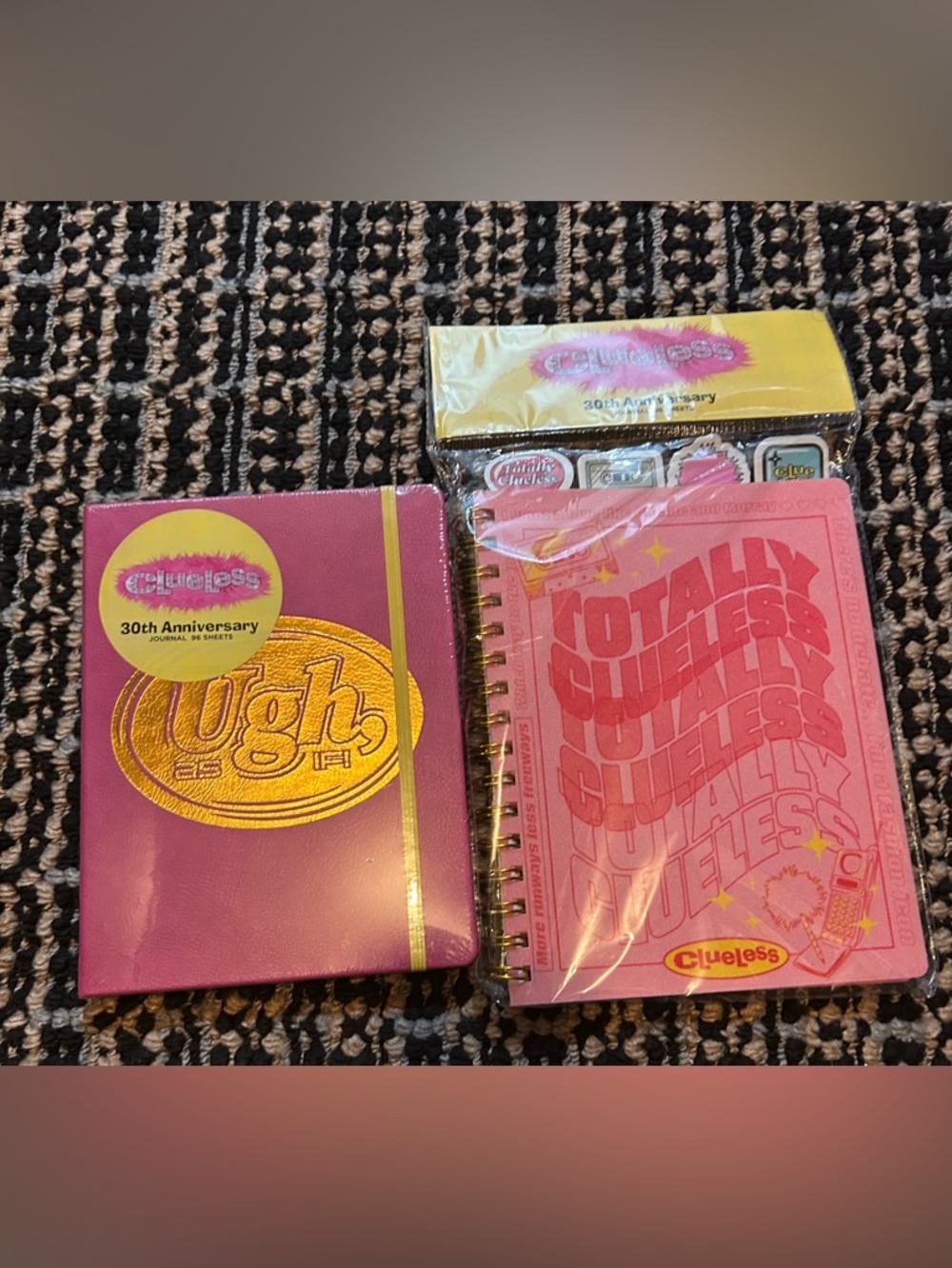 30th Anniversary Pink Spiral Notebook - 'Totally ' Design